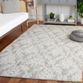 thumbnail image 2 of SAFAVIEH Ebony Acacia Diamond Area Rug, Grey/Ivory, 5' x 8', 2 of 8