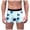 Light Blue, variant on Mens Underwear Valentine's Day Heart Print Ventilate Stretch Cotton Boxer Briefs Elastic Waistband Soft Comfortable Trunks Light Blue L