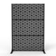 thumbnail image 5 of Yeshouse Biombo de acero galvanizado de alta resistencia, panel de cerca de 183 x 119 cm, divisor decorativo resistente a la intemperie y enrejado para plantas, ideal para patio y jardín, 5 of 8