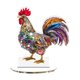 thumbnail image 1 of Letrero decorativo de pollo colorido 2D para mesa, artesanía, regalo de inauguración de la casa, placa de acrílico para escritorio, dormitorio, casa, Estilo C, 1 of 7