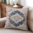 thumbnail image 4 of Boho Flower and Modern Paisley Floral Decorative Throw Pillow Covers - Vintage 20x20 Inch Set of 2 for Bohemian Homes, 4 of 7