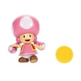 thumbnail image 2 of Super Mario 4 Inch Figure - Toadette with Coin, 2 of 3