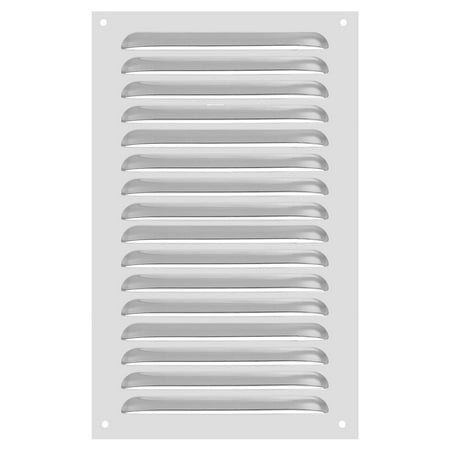 

Uxcell 10 x 16 Inch Aluminum Vent Cover Screen Air Grille Ventilation Cover HVAC Louvered Grill Silver Tone