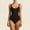 black, variant on New seamless body-shaping shapewear with tummy control, waist cinching, tight-fitting one-piece underwear, V-neck, adjustable shoulder straps