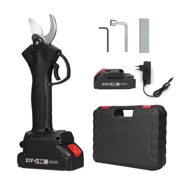 Brushless Electric Pruner Shear 4 Gears Cordless Rechargeable Tree Branches Pruning Garden Tool For Orchard Shrub Branch Pruning ,High Efficiency