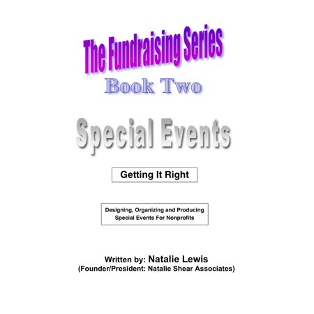 The Fundraising Series: Book 2 - Special Events - (Best School Fundraising Events)