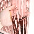 thumbnail image 5 of TICKJOY 10 Pack Foil Curtain Backdrop – 3.3x6.6ft Metallic Foil Fringe Curtains Photo Booth Tinsel Backdrop for Birthday Wedding Baby Shower Bachelorette Christmas Halloween Party Decorations, 5 of 6