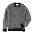 thumbnail image 2 of Calvin Klein Mens Constracting Collar Bomber Jacket, Grey, XX-Large, 2 of 2