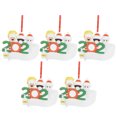thumbnail image 2 of Decoraciones Navideñas Colgante De árbol De Navidad, Con Anillo De Cinta Adorno De Navidad, Para árbol De Navidad Hogar Clave De Bricolaje Amonsee No, 2 of 7