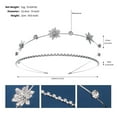 thumbnail image 2 of Crystal Headbands, Decorative Hair Clips, Handmade Rhinestone Hair Barrettes, Elegant Metal Hairpin Hair Accessories Headwear Styling Tools, Gifts for Women Girls, 2 of 3