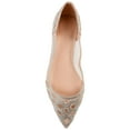 thumbnail image 5 of Journee Womens Batavia Slip On Pointed Toe Ballet Flats, Widths Available, 5 of 10