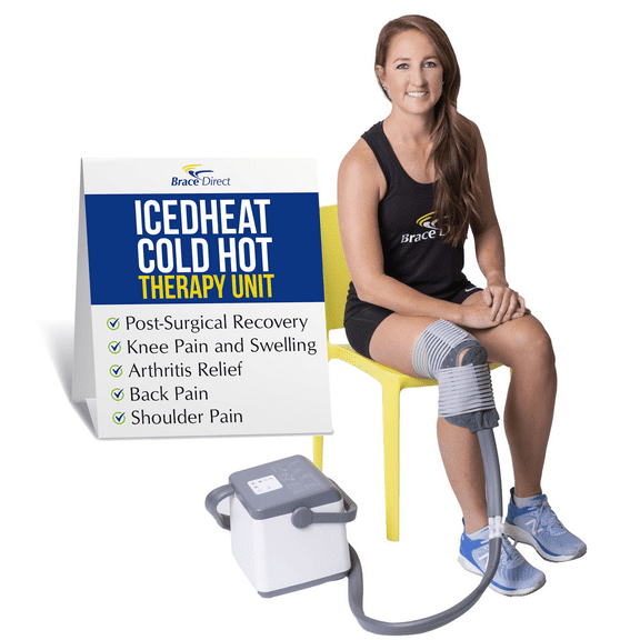 Brace Direct IcedHeat Hot and Cold Water Circulating Machine with Universal Pad Joint Recovery