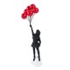 thumbnail image 1 of Estatua de niña con globos voladores, esculturas de arte moderno para decoración del hogar, adorno artesanal de escultura de figura de resina, figuritas coleccionables que viven, 1 of 5