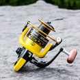 thumbnail image 1 of Carrete de pesca giratorio Copa de alambre de cojinete de metal Rueda de pesca curricán (HD6000), 1 of 9