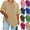 Purple, variant on Womens Summer V-Neck T-Shirt Short Sleeve Shirts for Women Tunic Tops Blouse Shirts