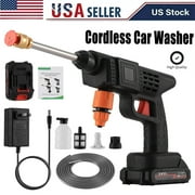 Portable Cordless Electric High Pressure Water Spray Gun Car Washer Cleaner Tool 260W 16.5FT Horse