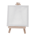 thumbnail image 4 of 72pc 4 By 4 Inch Mini Canvas and 8 X 16cm Mini Wood Easel Set for Painting Drawing School Student Artist Supplies, 4 of 8