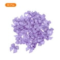 thumbnail image 3 of 50 Pcs Mini Ribbon Bow 1" Mini Fabric Satin Ribbon Flower Bows for Craft DIY Sewing Wedding Birthday Party Gift Wrap Bows Dark Purple, 3 of 6