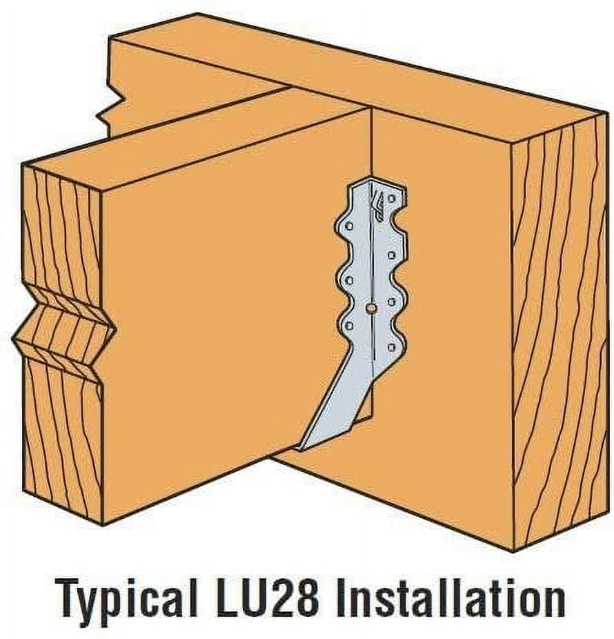 Simpson Strong Tie LU28 2X8 20 Gauge Face Mount Joist Hangers - Quantity 90