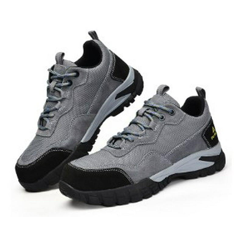 Waterproof Steel Toe Shoes for Men Comfy Lightweight Non Slip Safety Work Sneakers