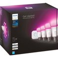 thumbnail image 5 of Hue White and Color Ambiance A19 Bluetooth 75W Smart LED Starter Kit with Hue 80" Smart LED Bluetooth Lightstrip Plus Base V4, 5 of 13