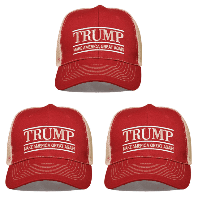Trump Béisbol Ajustable Casual Golfs para Al Aire Libre () Rojo