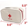 thumbnail image 2 of Bolsa De Almacenamiento Recorrido De Deporte Al Que Acampa Yendo De Médica Kit De Primeros Auxilios De Emergencia Vacío Gris, 2 of 5