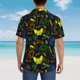 thumbnail image 4 of Fotbe Game Play Camisa Hawaiana para Hombre Unisex – Camisa Casual de Verano con Botones de Manga Corta de Algodón y Lino,XX-Large, 4 of 7