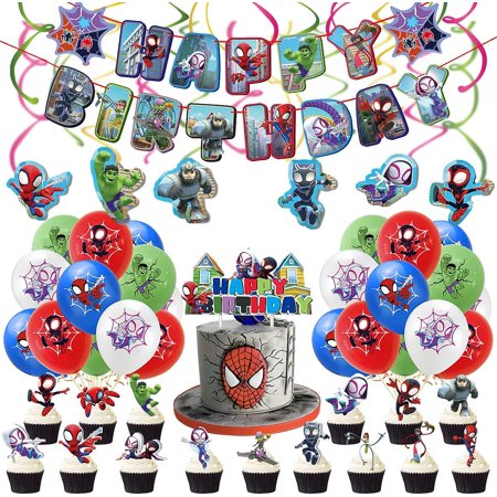 Spidey And His Amazing Friends Party Supplies Decorations Favors,spidey ...