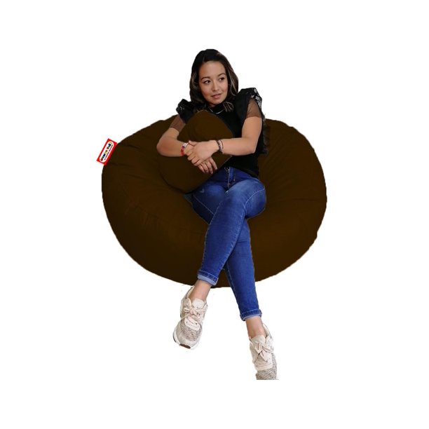 Sillón Puff Mundo Puff Hole Grande 120 x 35 cm cafe Grande Mundo Puff Hole Grande
