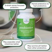 NBPure Poobiotics, Vegan Pre and Probiotic, 60 Capsules