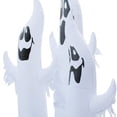 thumbnail image 2 of Fantasma aterrador gigante de 10 pies, lindo fantasma aterrador inflable para fiesta navideña, jardín, 2 of 6