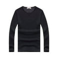thumbnail image 1 of Minnieouse Ropa interior térmica masculina de manga larga de invierno que mantiene el calor, camiseta de moda, camisa informal adelgazante, accesorio de Ropa interior Negro XXL Minnieouse AP013380-16, 1 of 6