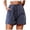 Navy, variant on Shorts for Women Summer Elastic High Waisted Cute Soft Stretchy Bottoms Boxer Casual Jean Shorts S-XL