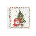 thumbnail image 2 of Loyerfyivos 20PCS 6.5x6.5 Christmas Paper Luncheon Decoupage Napkins, 3-Ply Servilletas Printed Baubles Napkin for Christmas Art, Dinner and Party, Disposable Napkins Decor, 2 of 6