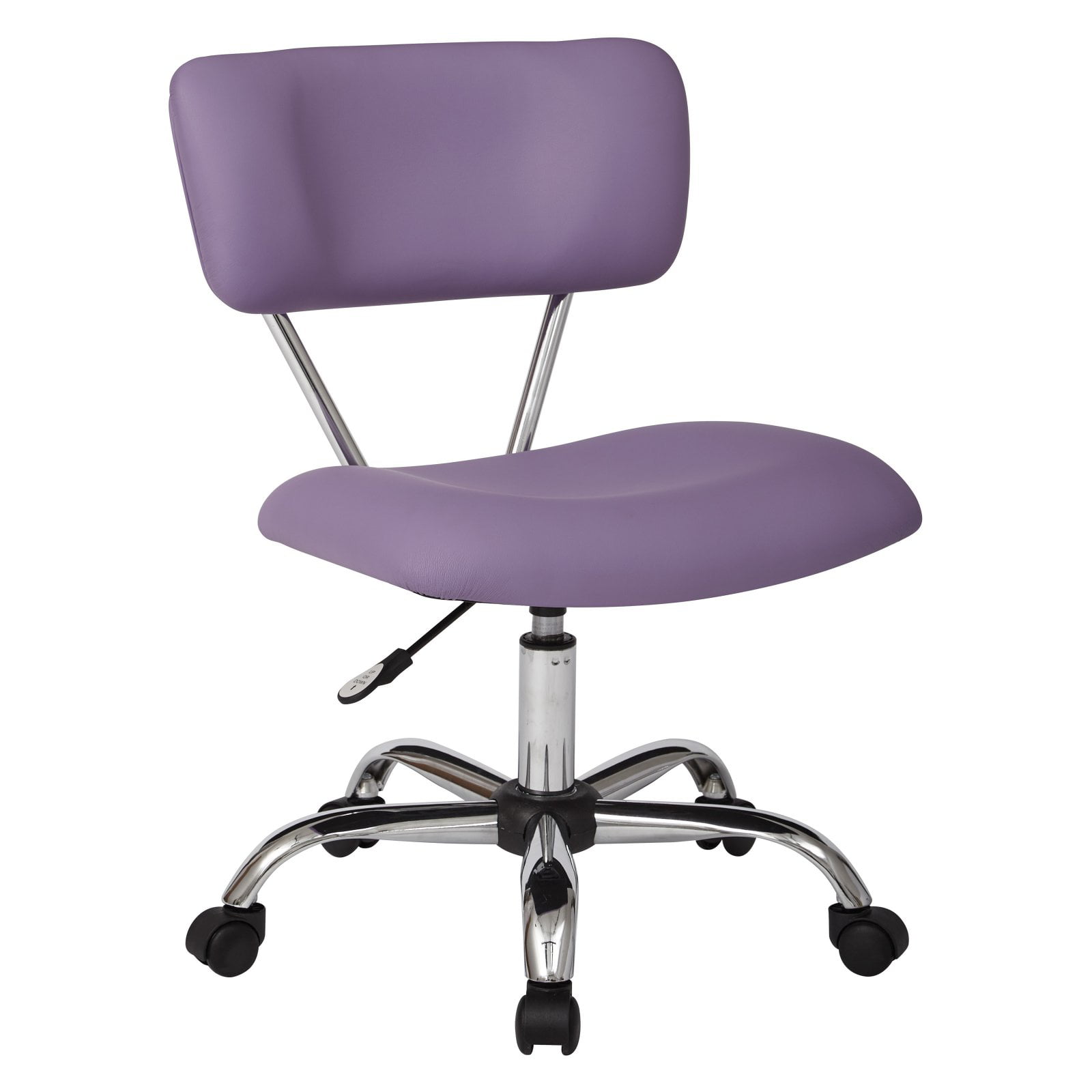 OSP Home Furnishings Vista Task Office Chair in Purple Faux leather