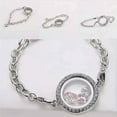 thumbnail image 6 of EOEMY Living Memory Floating Charms Glass Round Locket Diy Bracelets Charm Gifts Us, 6 of 9