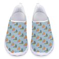 thumbnail image 1 of Mocasines de moda para mujer con estampado de gato y dibujos animados, de malla, ligeros, sin cordones, para exteriores, informales, cómodos, para caminar, 1 of 5