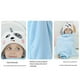thumbnail image 4 of Minnieouse Hogar niños Toalla de baño Chinlon niños absorbente de agua estilo de dibujos animados Adorable albornoz de ducha Ponchos Pijama Blanco negro, 4 of 6
