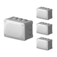 thumbnail image 1 of Pack 4 Pzs Caja Estanca Conos Tornillos 17.5x15x8 IP55 blanco 17.5cm, 1 of 6