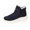 Blue, variant on Women's Orthopedic Platform Snow Boots, Ankle Booties Walking Shoes, Waterproof Nylon Fleece Lined Arch Support Zip Up Hiking Cold Weather Outdoor Shoes Black