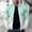 Mint Green, variant on Gradient Winter Jackets for Men Zip up Bomber Jacket Mint Green Casual Crew Neck Pocket Outdoor Mens Coats Outerwear Winter