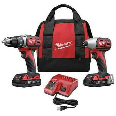 M18 Cordless Combo Kit, 18 Volt DC, Lithium-Ion, Drill, Impact Driver, 2 Tools