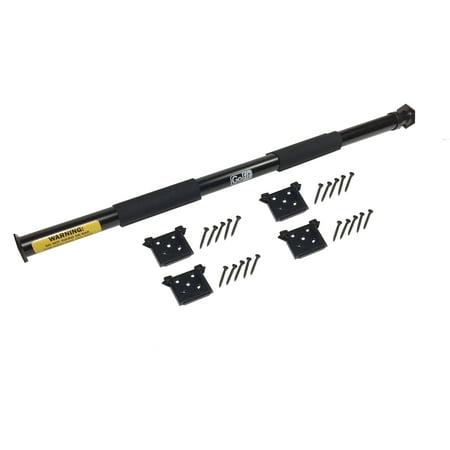 Ceiling Mount Chin Up Bar - Chin Up Bar - Chrome Plated with Comfort Grips & Mounting Hardware