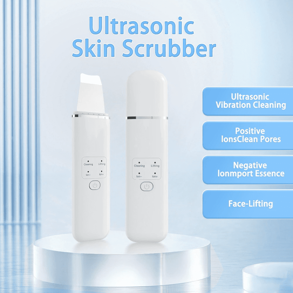 New Home-Use Beauty Device Facial Exfoliator for Pore Cleansing Blackhead and Whitehead Removal, Exfoliation, and Infusion/Extraction Massage