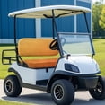 thumbnail image 2 of Garronmavis Golf Cart Seat Covers Orange Golf cart bench seat covers Gradient Color for Daily Protection, Warmth in Winter and Cooling in Summer, 2 of 7