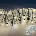 thumbnail image 6 of Twfbrm Christmas Ribbon Lights for Christmas Tree Decorations,32ft 100 LED Lights Gold Edge Wired Ribbon Fairy Lights for Xmas Tree Wedding Birthday Party Home Holiday Decor, 6 of 6
