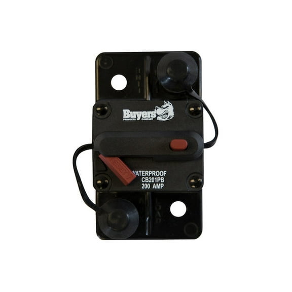 Buyers Products Circuit Breaker w/Manual Reset,200A CB201PB