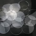 thumbnail image 2 of Base redonda de oblea de acrílico transparente, disco de acrílico, accesorios en blanco de plexiglás para cortar, 2 of 4