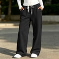 thumbnail image 3 of NAISIBABY Girls Sweatpants, Elastic Waist with Pockets Casual Comfortable Pants Black Size 13, 3 of 8